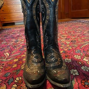 Old Gringo snake boots size 10